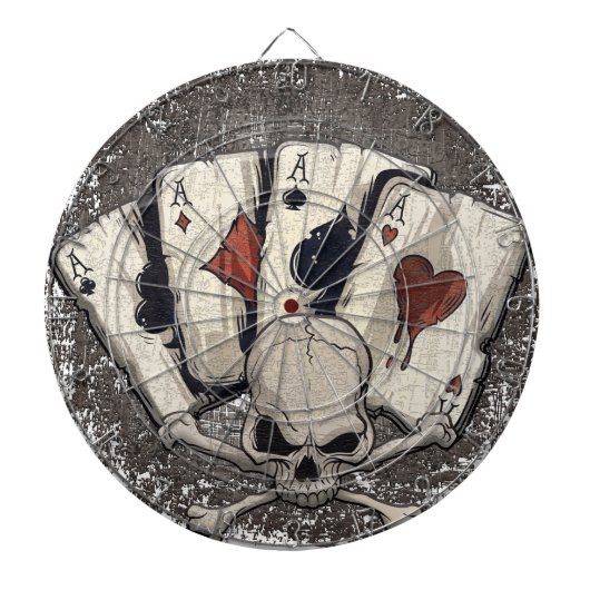 Wellcoda Ace-speelkaartjes Dartbord (Voorkant)