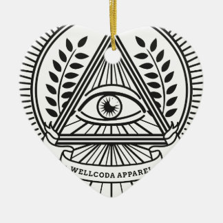Wellcoda Apparel Illuminati compracy Keramisch Ornament