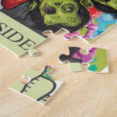 Wellcoda Beauty Inside Zombie Beast Head Legpuzzel (Zijkant)