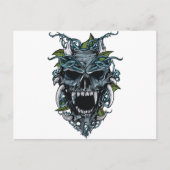 Wellcoda Evil Horror Skull Scull-masker Briefkaart (Voorkant)