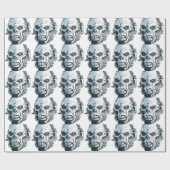 Wellcoda Gorilla Skull Head Monkey Face Cadeaupapier (Vlak)