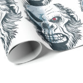 Wellcoda Gorilla Skull Head Monkey Face Cadeaupapier (Rol Hoek)