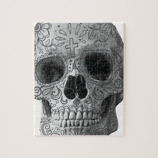 Wellcoda Human Snoep Skull Death Head Legpuzzel (Verticaal)