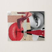 Wellcoda Merilyn Beauty Art Monroe Lip Legpuzzel (Horizontaal)