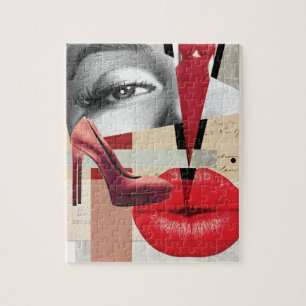 Wellcoda Merilyn Beauty Art Monroe Lip Legpuzzel