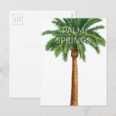 Wellcoda Palm Springs Holiday Summer Fun Feestdagenkaart (Voorkant / Achterkant)