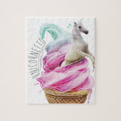 Wellcoda Unicorn Cornetto Fun Ice Cream Legpuzzel (Verticaal)