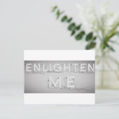 Wellcoda verlicht elektrische lamp briefkaart (Staand voorkant)