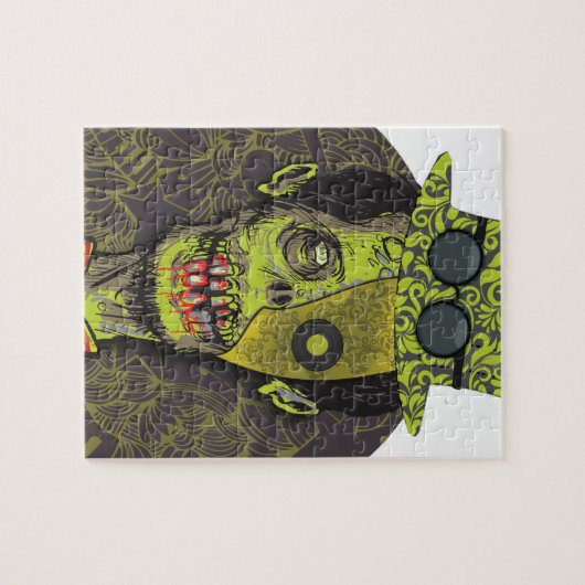 Wellcoda Zombie Dead Monster Scary Creepy Legpuzzel (Horizontaal)