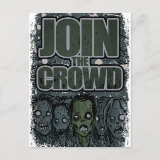 Wellcoda Zombie Monster Crowd Dead Scary Briefkaart