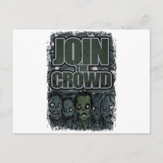 Wellcoda Zombie Monster Crowd Dead Scary Briefkaart