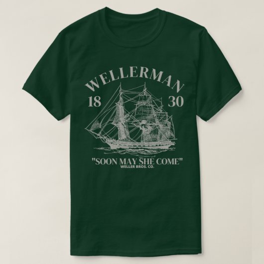 Wellerman Tribute Zee Shanties Sugar rum T-shirt (Design voorkant)