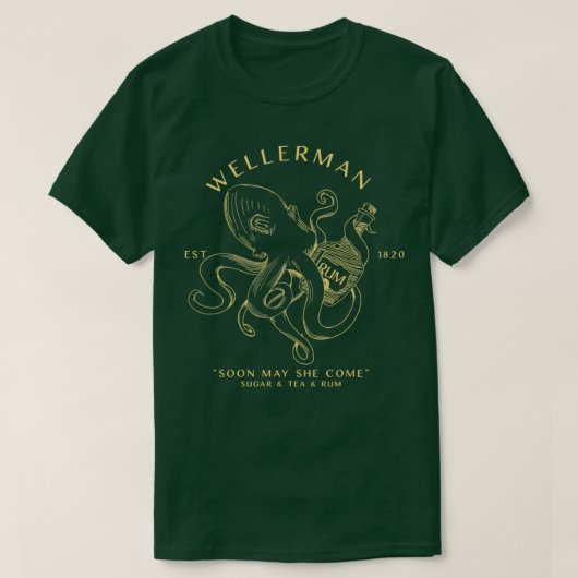 Wellerman Zee Shanty Sugar en Tea en Rum 2 T-shirt (Design voorkant)