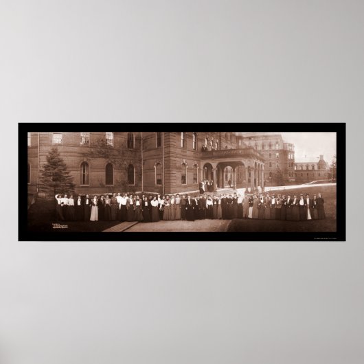 Wellesley College MA Foto 1903 Poster (Voorkant)