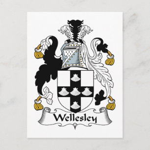 Wellesley Family Crest Briefkaart