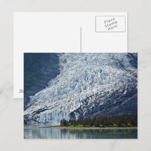 Wellesley Glacier in College Fjord Briefkaart (Voorkant / Achterkant)