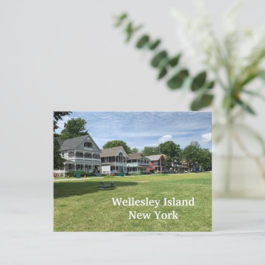 Wellesley Island NY Briefkaart (Staand voorkant)