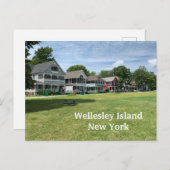 Wellesley Island NY Briefkaart (Voorkant / Achterkant)