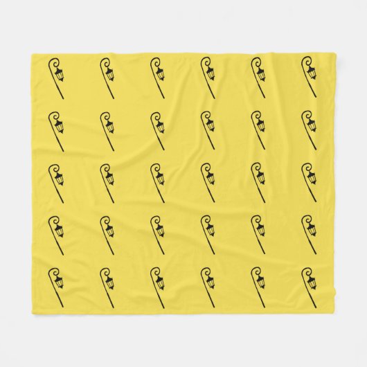 Wellesley Lamp Post Fleece Blanket Medium Deken (Voorkant (Horizontaal))