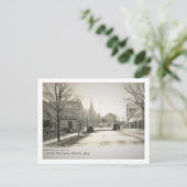 Wellesley, Massachusetts, The Square, Briefkaart (Staand voorkant)