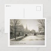Wellesley, Massachusetts, The Square, Briefkaart (Voorkant / Achterkant)