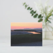Wellfleet Bay-avondskaap Cape Cod Briefkaart (Staand voorkant)