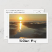 Wellfleet Bay sunset Cape Cod Briefkaart (Voorkant / Achterkant)