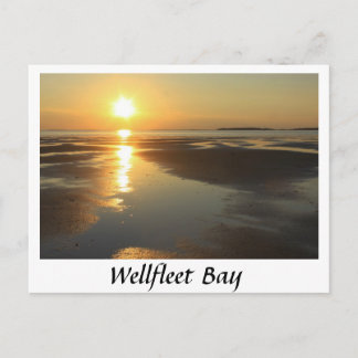 Wellfleet Bay sunset Cape Cod Briefkaart
