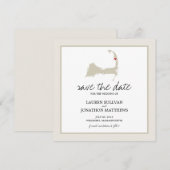 Wellfleet Cape Cod Wedding Save the Date (Voorkant / Achterkant)