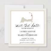 Wellfleet Cape Cod Wedding Save the Date Magnetische Uitnodiging (Voorkant)