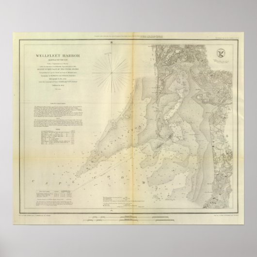 Wellfleet Harbour, Massachusetts Poster (Voorkant)