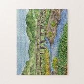 Wellfleet Marsh oom Tim's Bridge Legpuzzel (Verticaal)