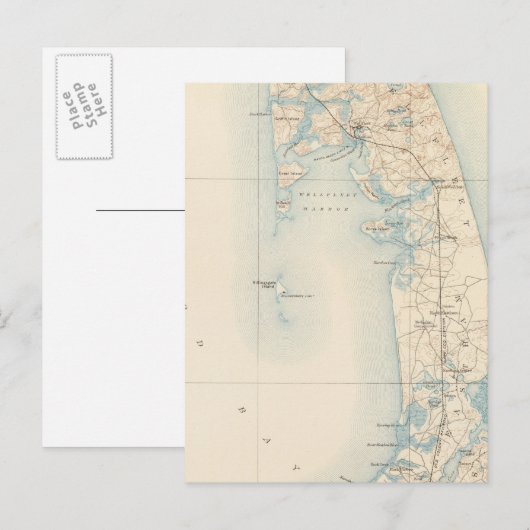 Wellfleet, Massachuset Briefkaart (Voorkant / Achterkant)