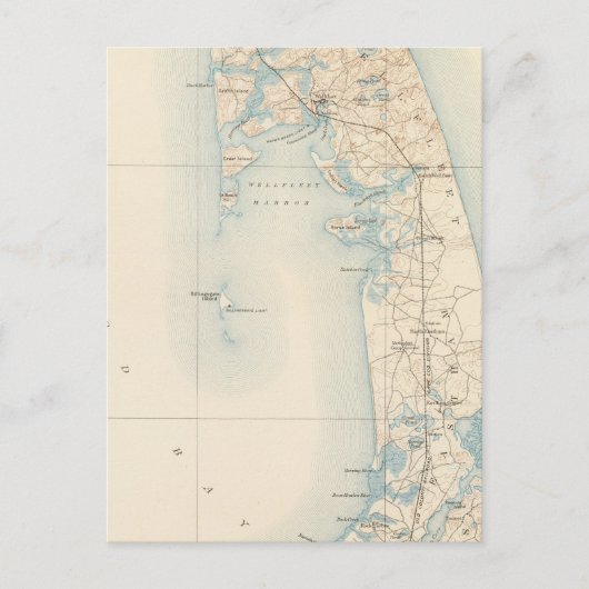 Wellfleet, Massachuset Briefkaart (Voorkant)