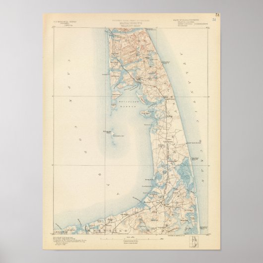 Wellfleet, Massachuset Poster (Voorkant)