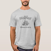 Wellfleet Massachusetts Tall Ship T-shirt (Voorkant)