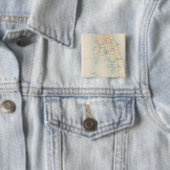 Wellfleet, Massachusetts Vierkante Button 5,1 Cm (In situ)