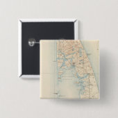 Wellfleet, Massachusetts Vierkante Button 5,1 Cm (Voorkant /achterkant)