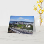 wellingbanen voor uitzicht kaart (Gele Bloem)