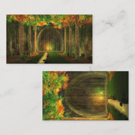 Wellinghall-Bladwijzer Visitekaartje (Voorkant / Achterkant)