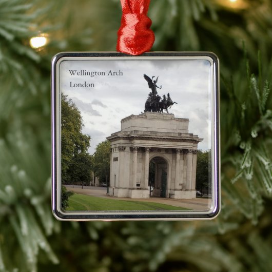 Wellington Arch London Metalen Ornament (Boom)