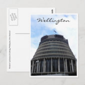 wellington beehive nz briefkaart (Voorkant / Achterkant)