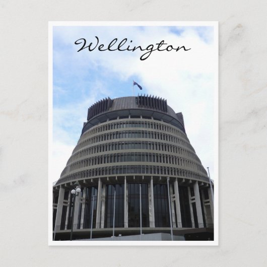 wellington beehive nz briefkaart (Voorkant)