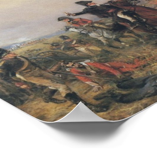 Wellington bij Waterloo Poster (Hoek)
