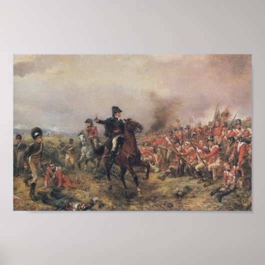 Wellington bij Waterloo Poster (Voorkant)