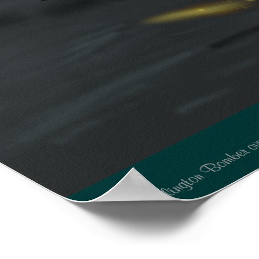 Wellington Bomber Poster (Hoek)