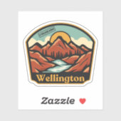 Wellington, Colorado Sticker (Vel)