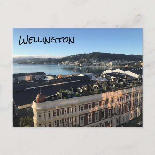 wellington harbour briefkaart (Voorkant)