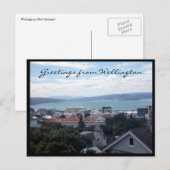 wellington harbour - groeten briefkaart (Voorkant / Achterkant)