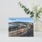 wellington harbour nz briefkaart (Staand voorkant)